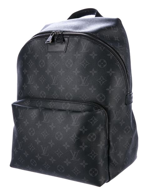 louis vuitton black monogram backpack